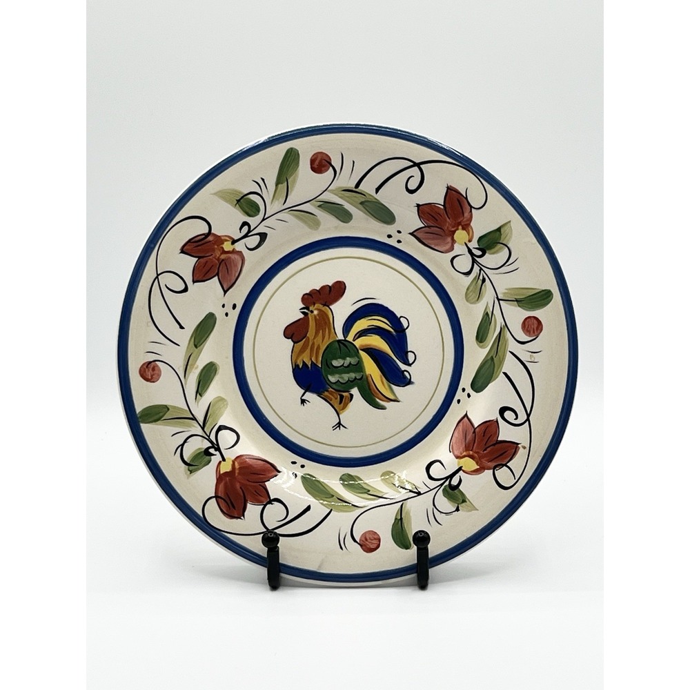 Tabletops Unlimited LUNA ROOSTER Ceramic 11" Dinner Plate
